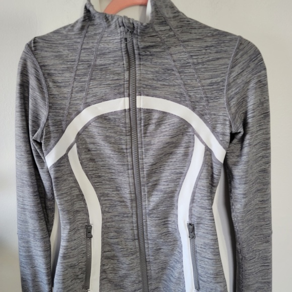 Lululemon Define Jacket Wee Are From Space Coal Fossil / White size 6 - Picture 5 of 8